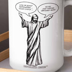 Load image into Gallery viewer, Republican Jesus!™ — &quot;Kids vs Guns&quot; 15oz mug
